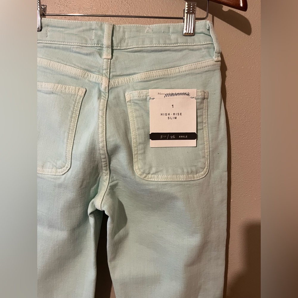 Pilcro and the Letterpress Anthropologie High Rise Slim Ankle Pants NWT